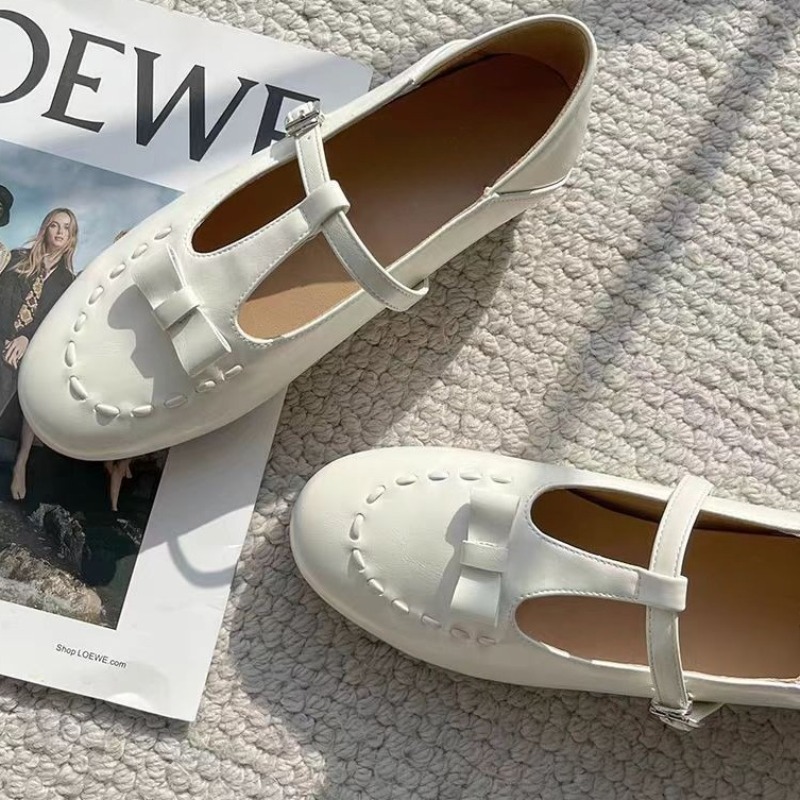 Women'S Fashion Spring 2025 - Nouveau Français Roped Mary Jane chaussures