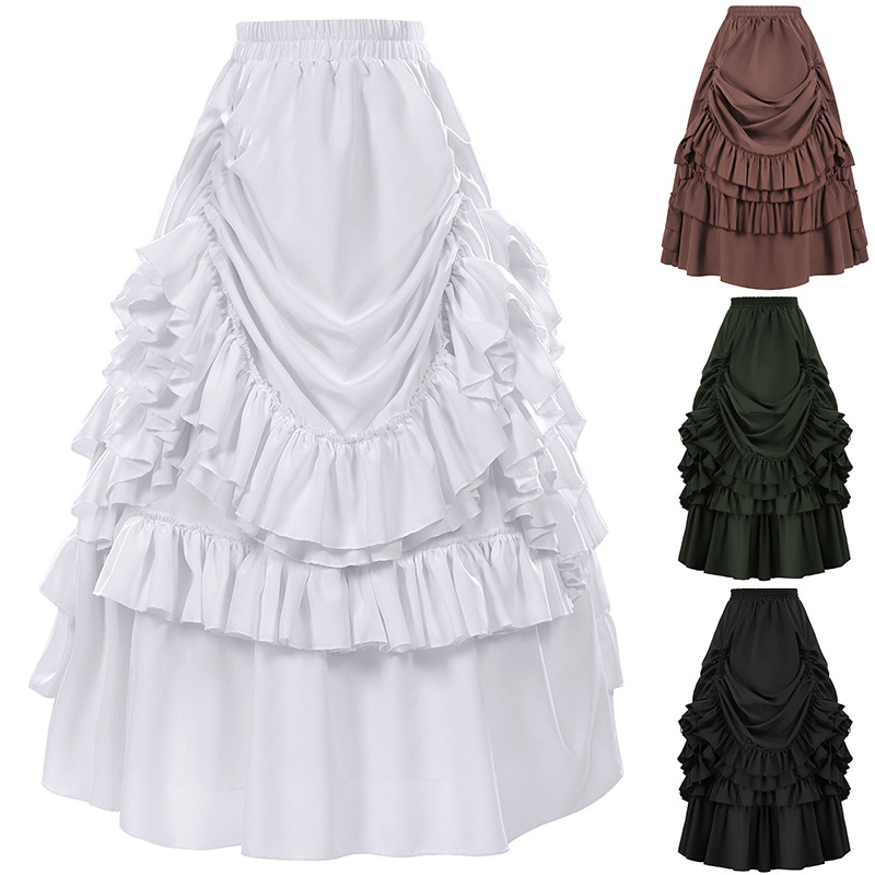 Women'S Fashion Renaissance Period - Jupe courte de style gothique rétro