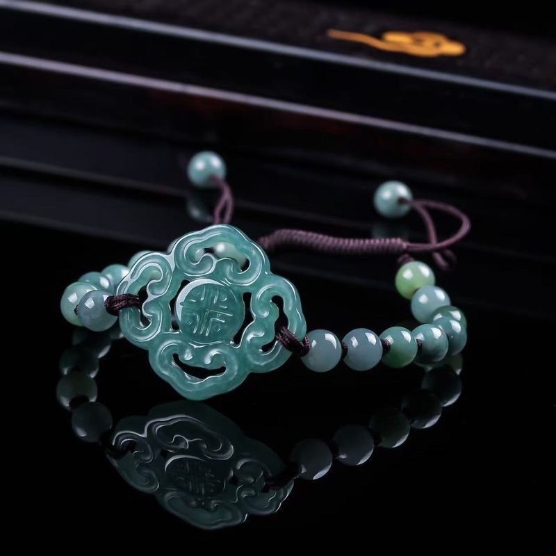 Women Fashion Designer - Bracelet en jadéite naturelle de qualité