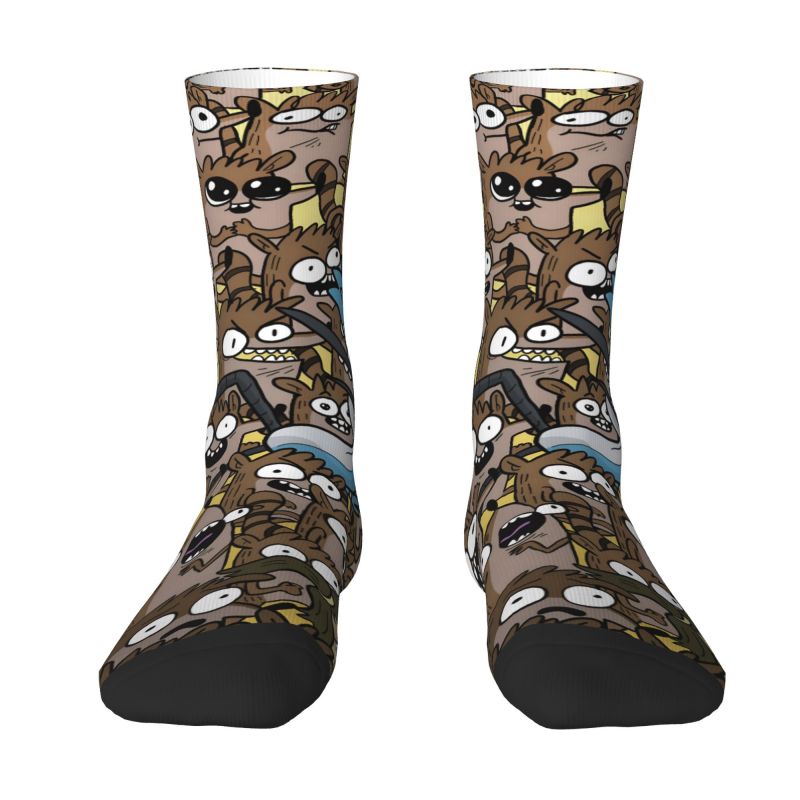 Women Fashion Youtube - Chaussettes personnalisées R-Regular Show pour hommes