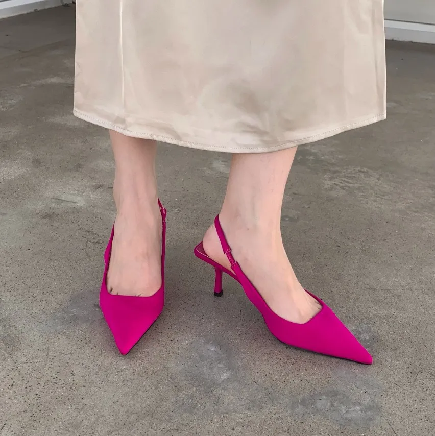 Women'S Fashion Spring 2025 - Printemps nouveau 2025 pointu talon fin