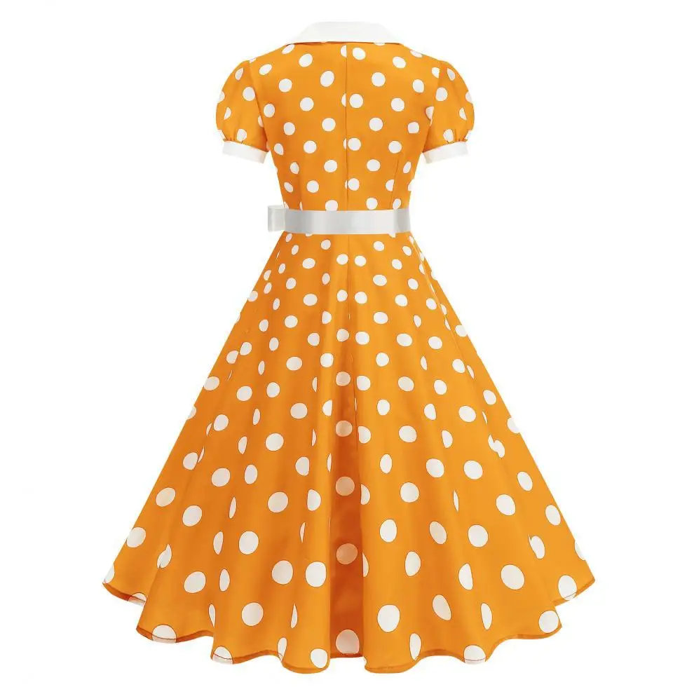 Women'S Fashion In The 1950S - Vintage à pois robe d'été femmes