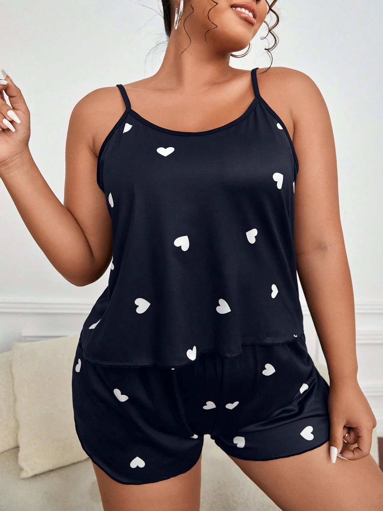 Women Fashion Images - Ensemble pyjama 2 pièces pour femmes,