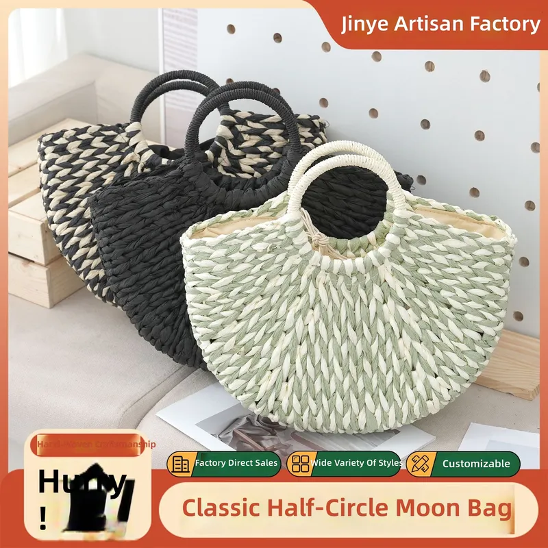 Women Fashion Designer - Sac à main semi-circulaire pour femme,