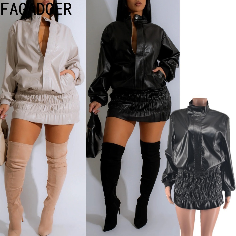 Women'S Fashion Quarter Zip - FAGADOER-Veste zippée à manches longues et
