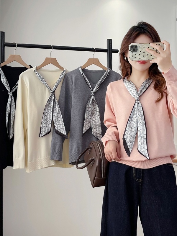 Women Fashion Over The Years - Pull en tricot rétro grande taille