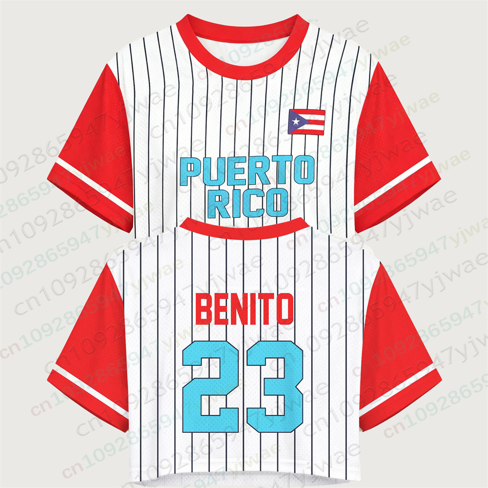 Crop top en jersey Porto Rico, - Women'S Fashion Rugby Top avis et prix