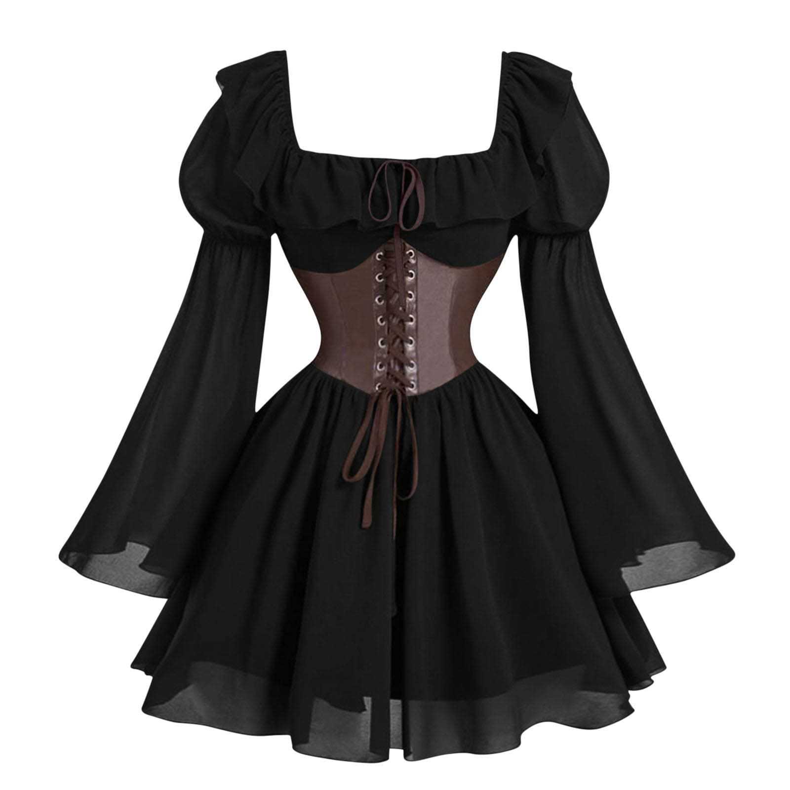 Robe à manches longues pour fe - Women'S Fashion Renaissance Period avis et prix
