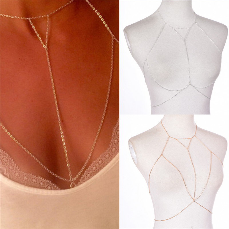 Soutien-gorge à maillons dorés - Women'S Fashion Harness avis et prix