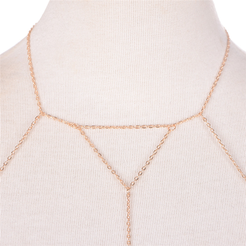 Soutien-gorge à maillons dorés - Women'S Fashion Harness avis et prix