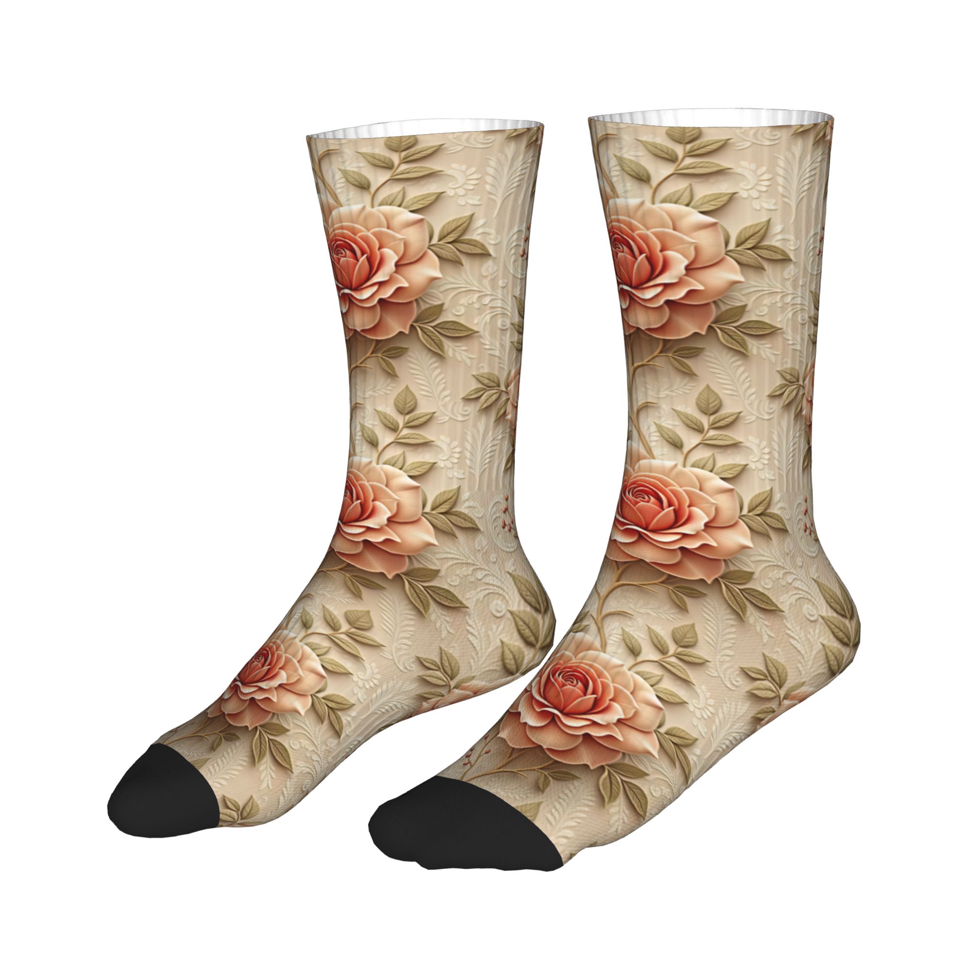 Chaussettes à imprimé floral r - Women Fashion Youtube avis et prix