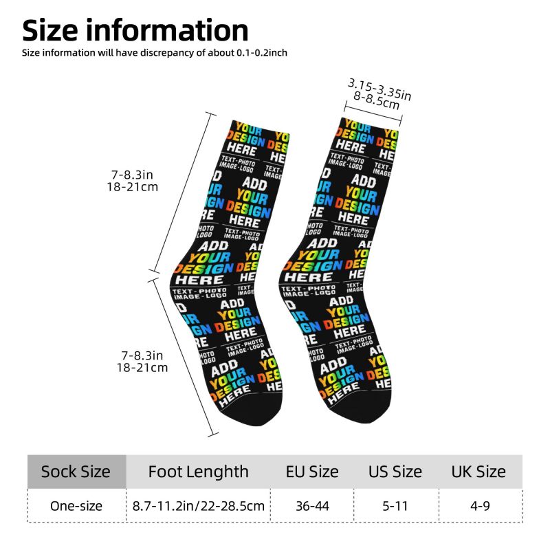 Chaussettes personnalisées pou - Women Fashion Logo avis et prix