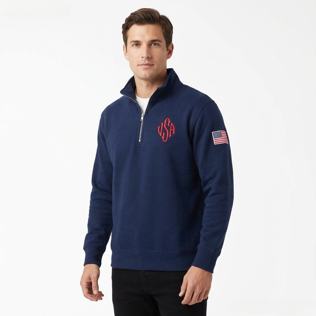 Sweat-shirt à col zippé Y2K bl - Women'S Fashion Quarter Zip avis et prix