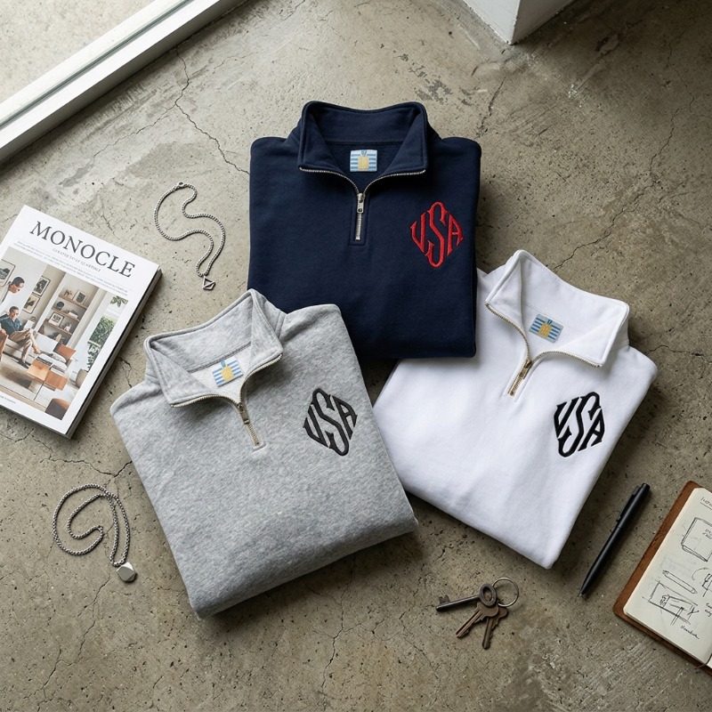 Sweat-shirt à col zippé Y2K bl - Women'S Fashion Quarter Zip avis et prix