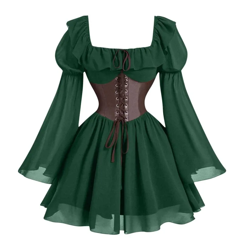 Robe à manches longues pour fe - Women'S Fashion Renaissance Period avis et prix
