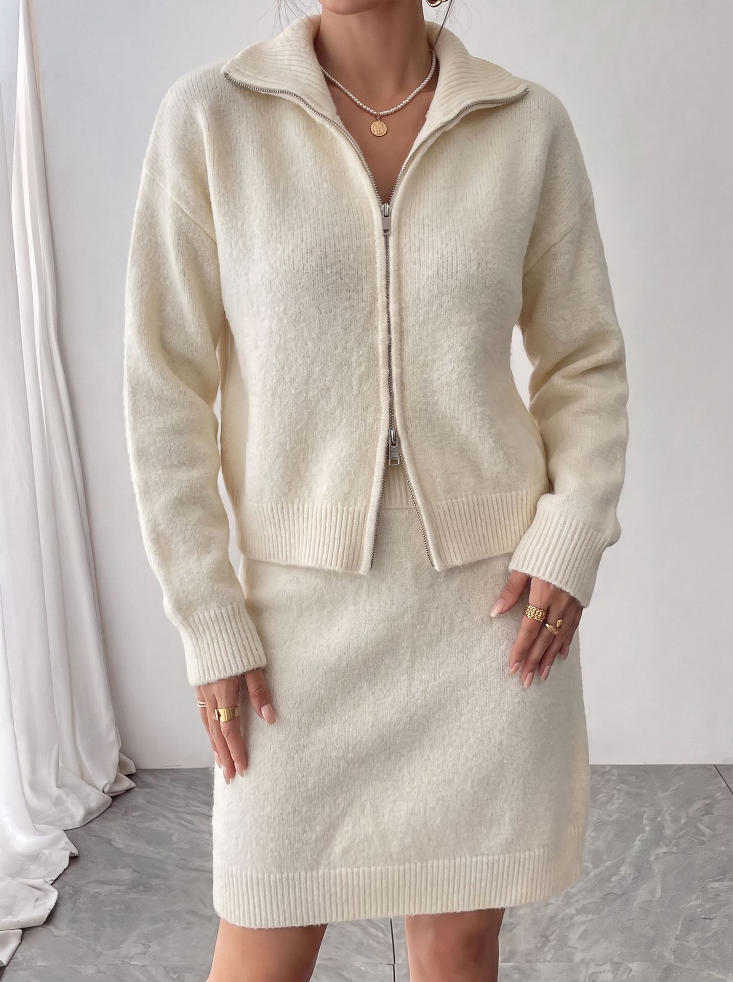 Ensemble deux pièces élégant e - Women'S Fashion Quarter Zip avis et prix