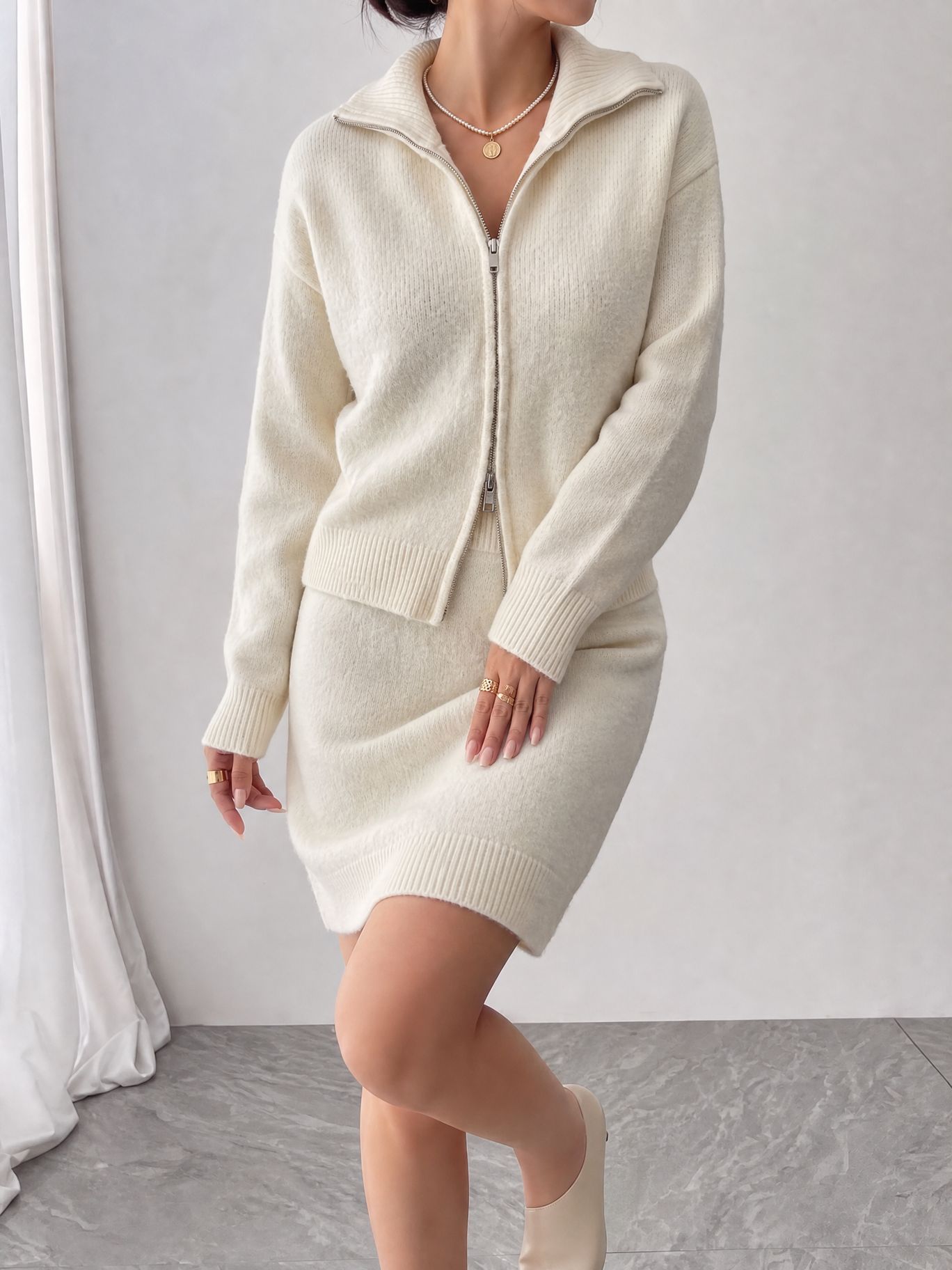 Ensemble deux pièces élégant e - Women'S Fashion Quarter Zip avis et prix