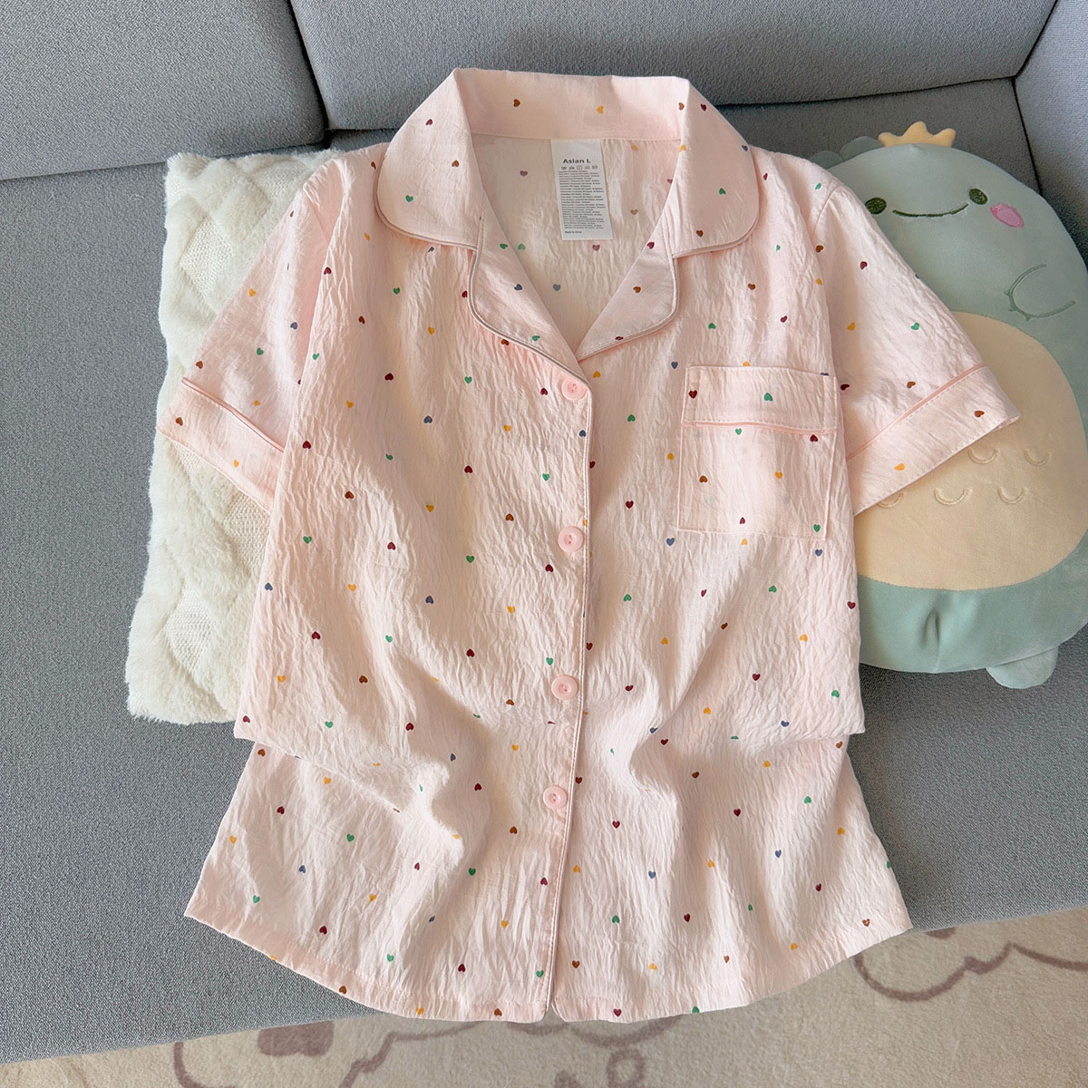 Ensemble pyjama en coton impri - Women Fashion Images avis et prix
