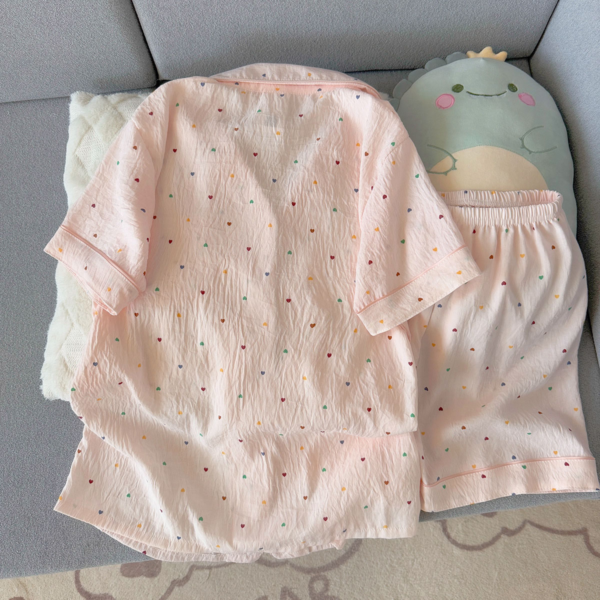 Ensemble pyjama en coton impri - Women Fashion Images avis et prix