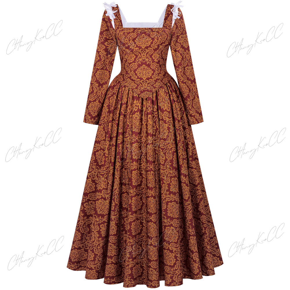 Robe à manches longues pour fe - Women'S Fashion Renaissance Period avis et prix