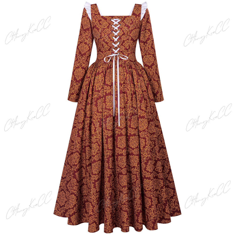 Robe à manches longues pour fe - Women'S Fashion Renaissance Period avis et prix
