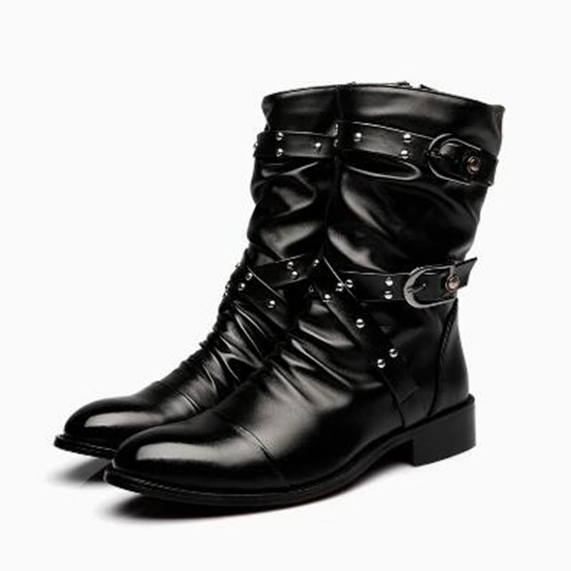 Bottes mi-hautes en cuir pour  - Women Fashion Youtube avis et prix
