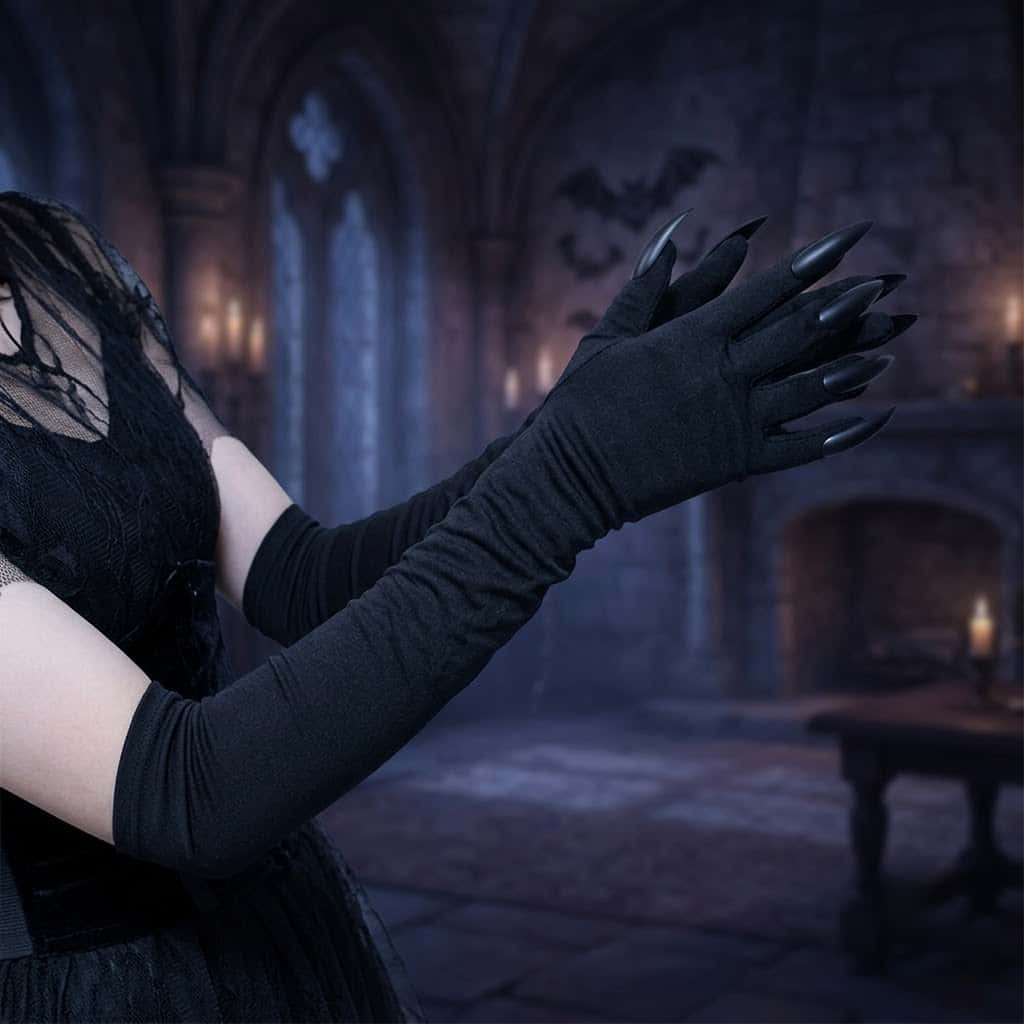 Manches longues gothiques Y2K  - Women Fashion Gloves avis et prix