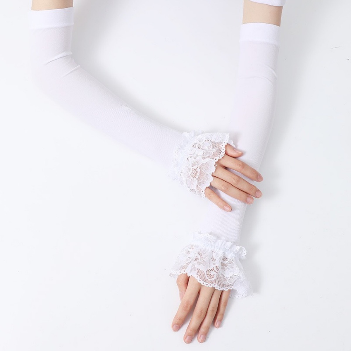 Manchettes longues élastiques  - Women'S Fashion Gloves avis et prix