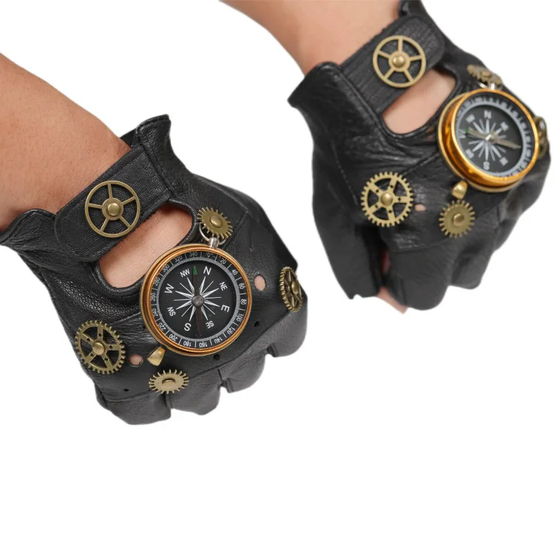 Steampunk – gants boussole san - Women Fashion Gloves avis et prix