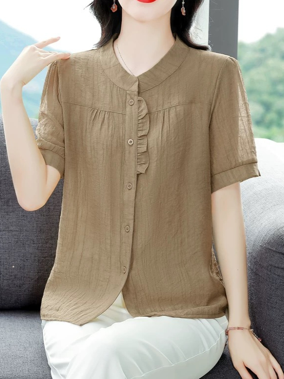 Chemise à manches courtes en c - Women Fashion Over The Years avis et prix