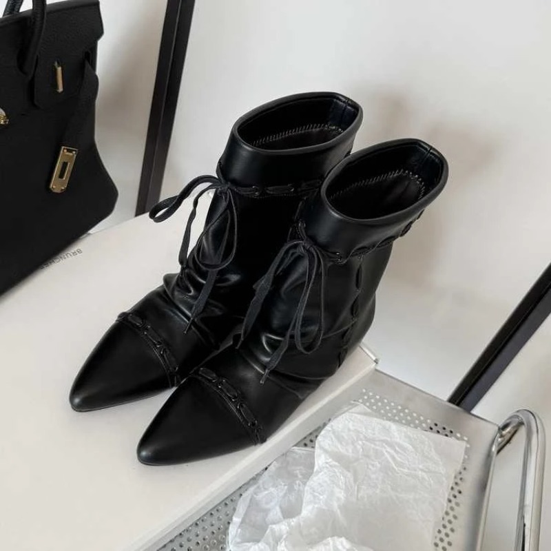 Bottines courtes à talons fins - Women Fashion Youtube avis et prix