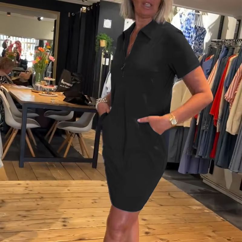Nouvelle Robe Chemise Décontra - Women'S Fashion Quarter Zip avis et prix