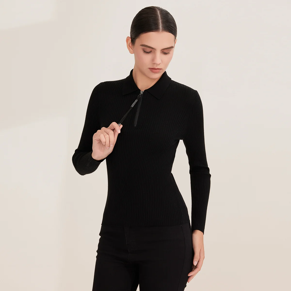 Pop BY4521226 femmes 100% lain - Women'S Fashion Quarter Zip avis et prix