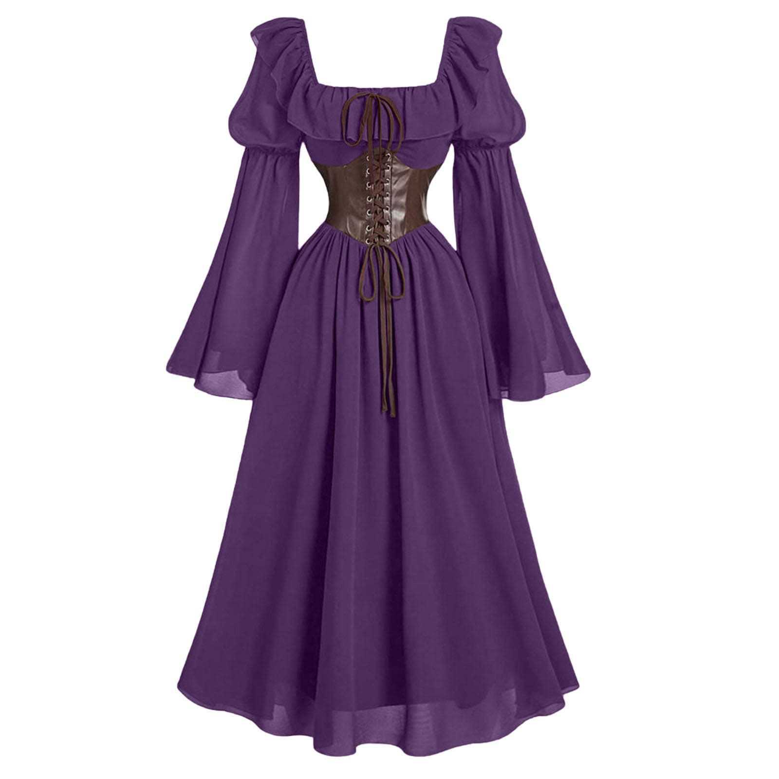 Robe longue à manches longues  - Women'S Fashion Renaissance Period avis et prix