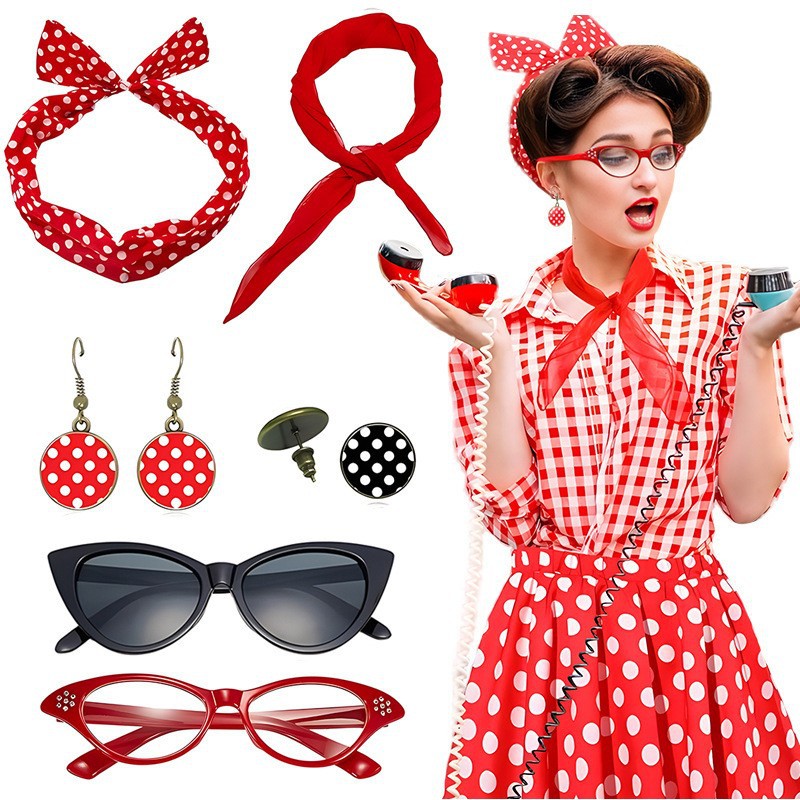 Ensemble d'accessoires de fête - Women'S Fashion In The 1950S avis et prix
