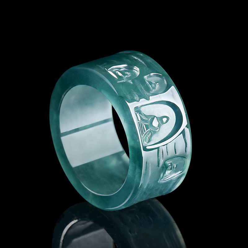Bague Bouddha en Jadeite Natur - Women Fashion Designer avis et prix
