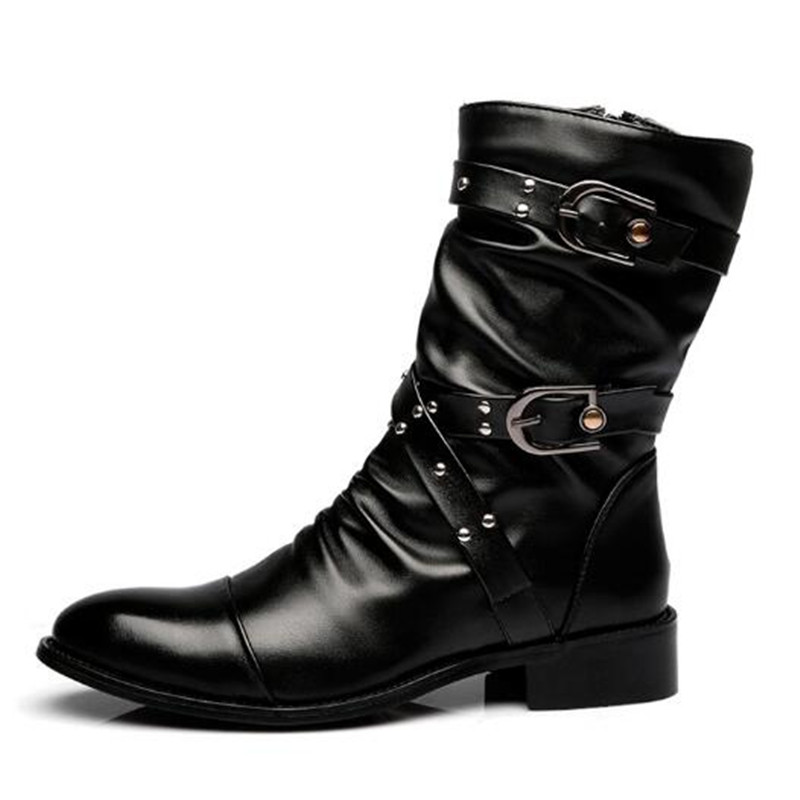 Bottes mi-hautes en cuir pour  - Women Fashion Youtube avis et prix